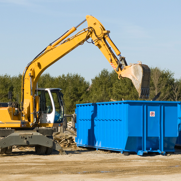 what kind of customer support is available for residential dumpster rentals in Clarita OK